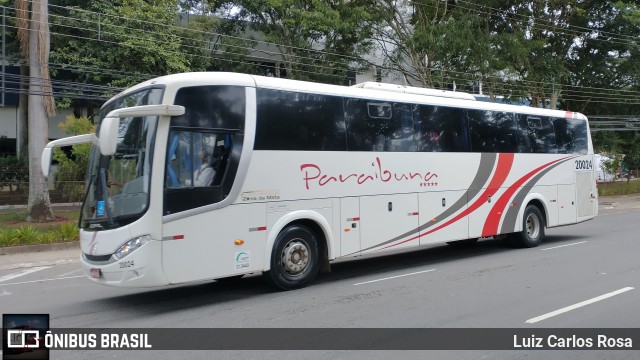 Paraibuna Transportes 20024 na cidade de Juiz de Fora, Minas Gerais, Brasil, por Luiz Carlos Rosa. Número da foto: #9082583.