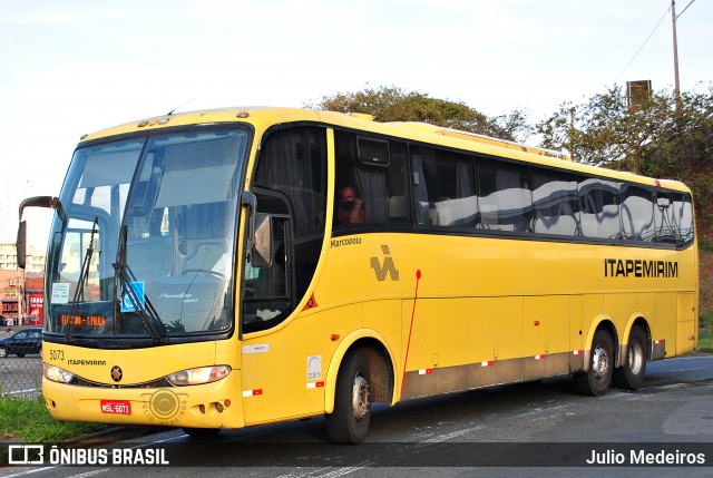 Viação Itapemirim 5073 na cidade de Campinas, São Paulo, Brasil, por Julio Medeiros. ID da foto: 9084091.