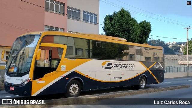 Viação Progresso 30301 na cidade de Juiz de Fora, Minas Gerais, Brasil, por Luiz Carlos Rosa. ID da foto: 9082212.