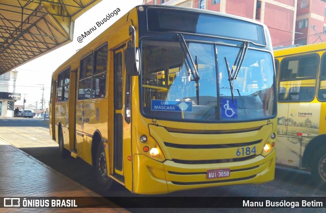 Transportes Coletivos Pérola do Oeste 6184 na cidade de Guarapuava, Paraná, Brasil, por Manu Busóloga Betim. Número da foto: #9085107.