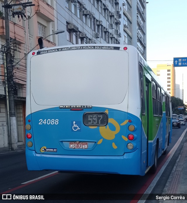 Unimar Transportes 24088 na cidade de Vitória, Espírito Santo, Brasil, por Sergio Corrêa. ID da foto: 9082532.