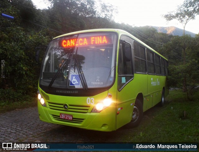 Viação Paraíso Verde 03 na cidade de Guapimirim, Rio de Janeiro, Brasil, por Eduardo  Marques Teixeira. Número da foto: #9086107.