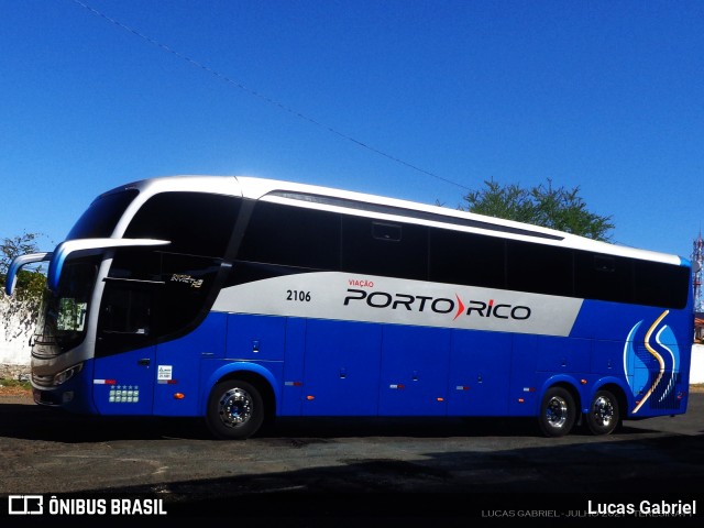 Auto Viação Porto Rico 2106 na cidade de Teresina, Piauí, Brasil, por Lucas Gabriel. ID da foto: 9086638.