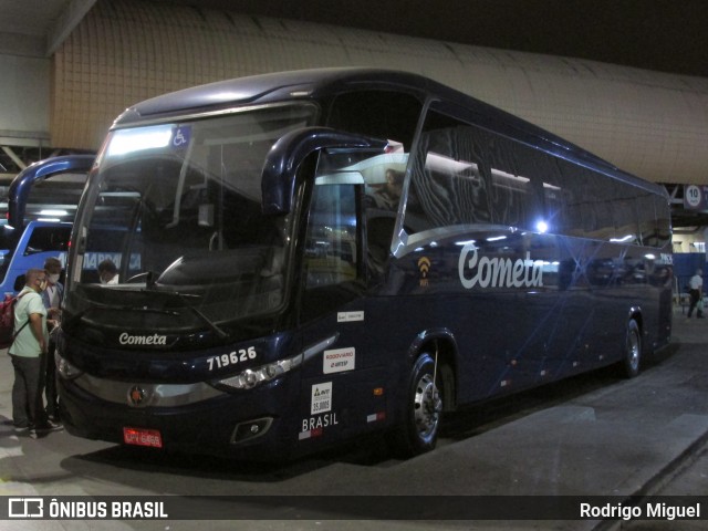 Viação Cometa 719626 na cidade de Rio de Janeiro, Rio de Janeiro, Brasil, por Rodrigo Miguel. ID da foto: 9088067.