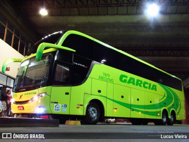 Viação Garcia 7879 na cidade de Apucarana, Paraná, Brasil, por Lucas Vieira. ID da foto: 9088156.