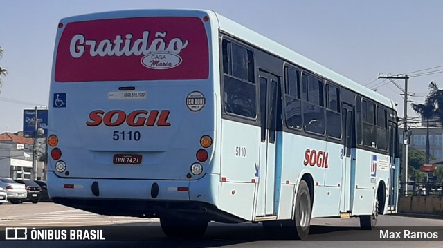 SOGIL - Sociedade de Ônibus Gigante Ltda. 5110 na cidade de Porto Alegre, Rio Grande do Sul, Brasil, por Max Ramos. Número da foto: #9087847.