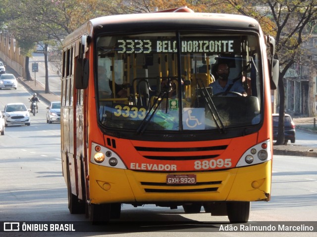 Viação Novo Retiro 88095 na cidade de Belo Horizonte, Minas Gerais, Brasil, por Adão Raimundo Marcelino. ID da foto: 9088220.