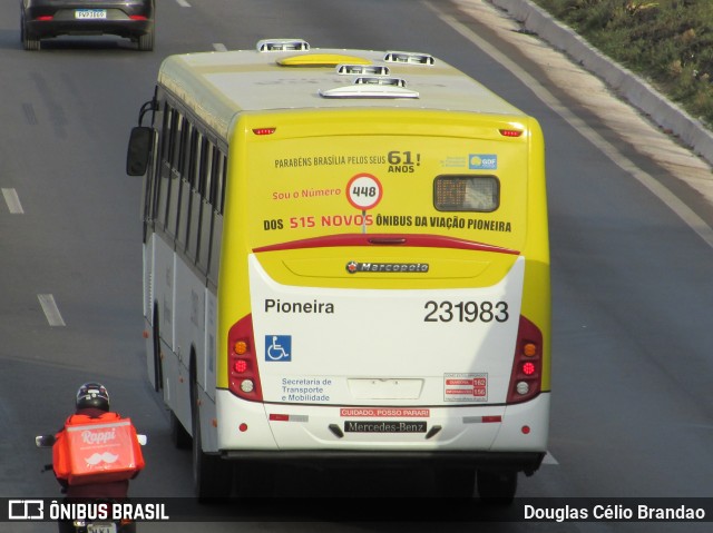 Viação Pioneira 231983 na cidade de Belo Horizonte, Minas Gerais, Brasil, por Douglas Célio Brandao. ID da foto: 9086632.