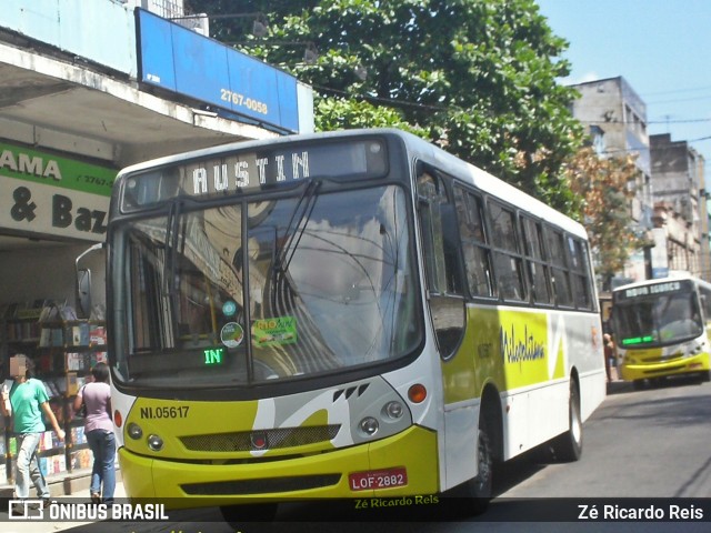 Viação Nilopolitana RJ 123.022 na cidade de Nova Iguaçu, Rio de Janeiro, Brasil, por Zé Ricardo Reis. ID da foto: 9086849.