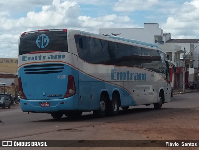 Emtram 4990 na cidade de Barra da Estiva, Bahia, Brasil, por Flávio  Santos. Número da foto: #9086008.