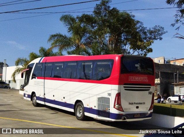 Viação Piracicabana 1481 na cidade de São Paulo, São Paulo, Brasil, por Jackson Sousa Leite. ID da foto: 9090804.