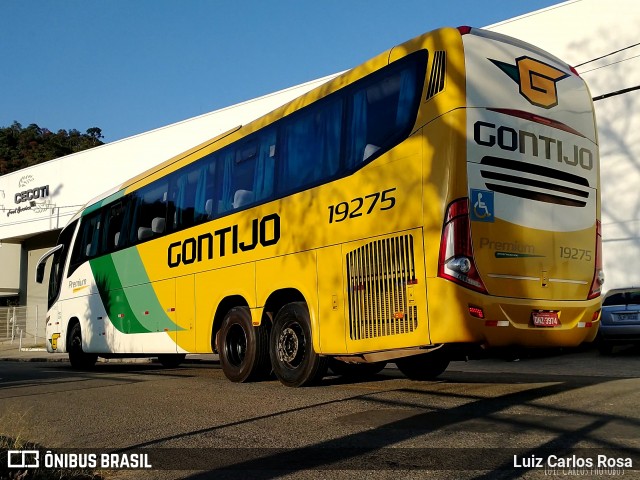 Empresa Gontijo de Transportes 19275 na cidade de Juiz de Fora, Minas Gerais, Brasil, por Luiz Carlos Rosa. ID da foto: 9089089.