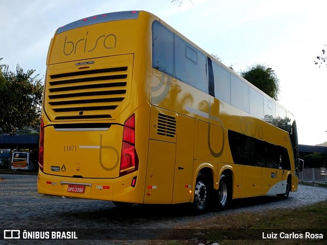 Brisa Ônibus 11871 na cidade de Juiz de Fora, Minas Gerais, Brasil, por Luiz Carlos Rosa. Número da foto: #9089016.
