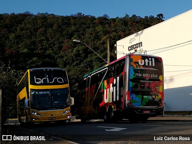 Brisa Ônibus 11871 na cidade de Juiz de Fora, Minas Gerais, Brasil, por Luiz Carlos Rosa. ID da foto: 9089122.