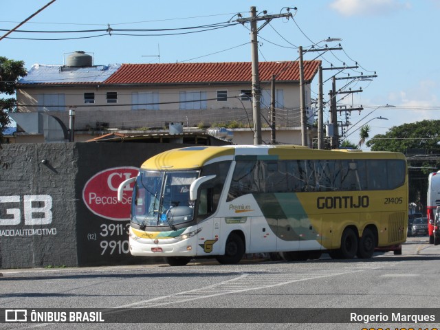 Empresa Gontijo de Transportes 21405 na cidade de São José dos Campos, São Paulo, Brasil, por Rogerio Marques. ID da foto: 9090798.