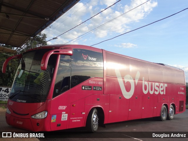 Buser Brasil Tecnologia 6087 na cidade de Gama, Distrito Federal, Brasil, por Douglas Andrez. ID da foto: 9088803.