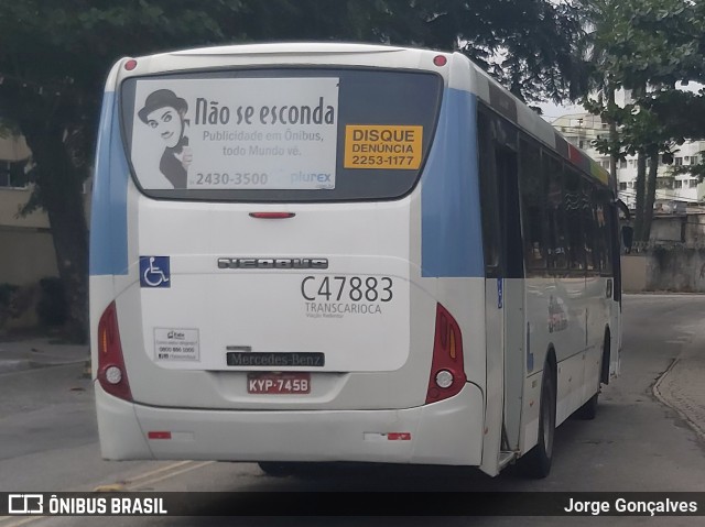 Viação Redentor C47883 na cidade de Rio de Janeiro, Rio de Janeiro, Brasil, por Jorge Gonçalves. Número da foto: #9091375.