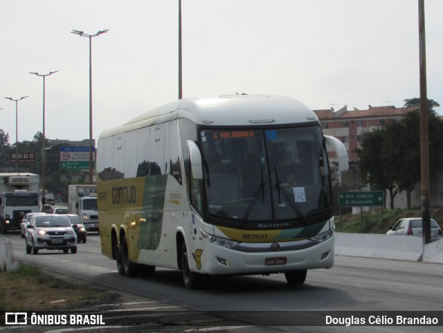 Empresa Gontijo de Transportes 18760 na cidade de Belo Horizonte, Minas Gerais, Brasil, por Douglas Célio Brandao. Número da foto: #9090704.