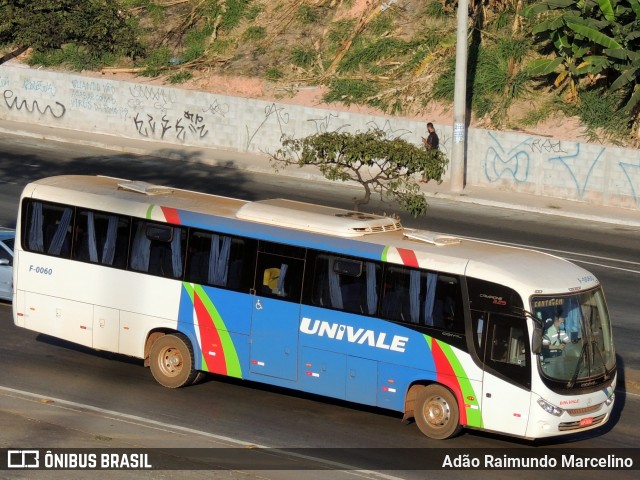 Univale Transportes F-0060 na cidade de Belo Horizonte, Minas Gerais, Brasil, por Adão Raimundo Marcelino. ID da foto: 9091202.