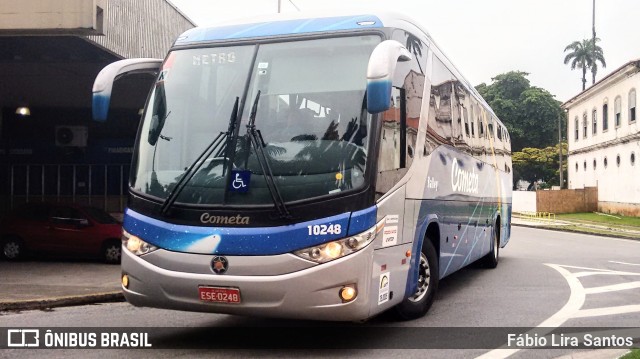 Viação Cometa 10248 na cidade de Santos, São Paulo, Brasil, por Fábio Lira Santos. ID da foto: 9089399.