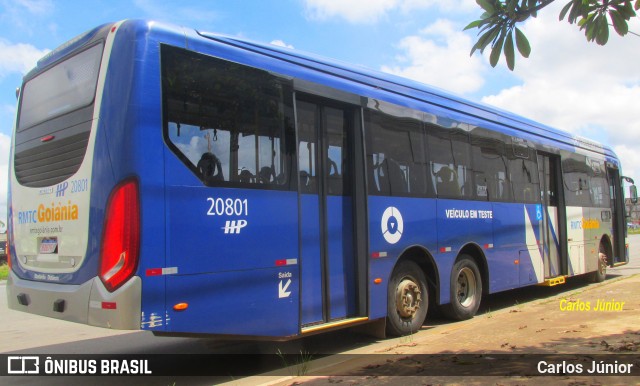 HP Transportes Coletivos 20801 na cidade de Goiânia, Goiás, Brasil, por Carlos Júnior. Número da foto: #9090512.