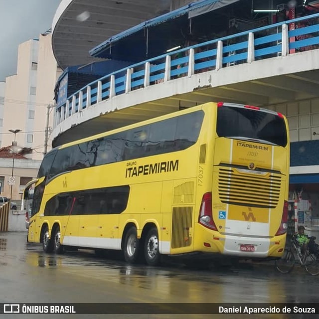 Viação Itapemirim 17037 na cidade de Aparecida, São Paulo, Brasil, por Daniel Aparecido de Souza. Número da foto: #9091009.