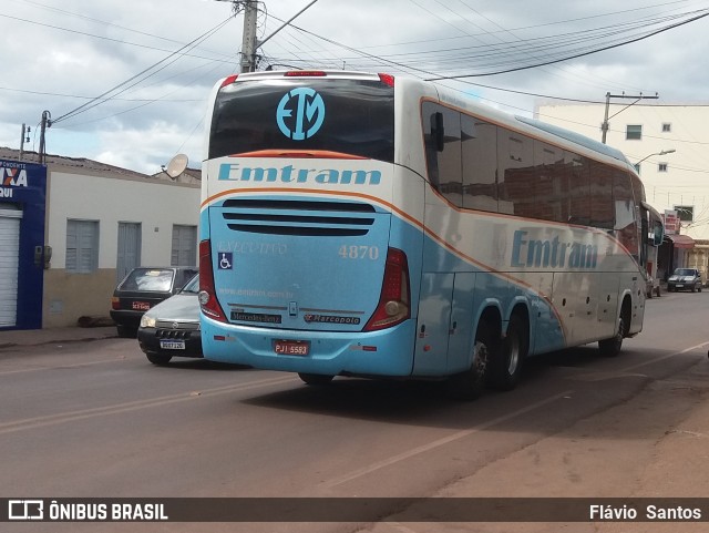 Emtram 4870 na cidade de Barra da Estiva, Bahia, Brasil, por Flávio  Santos. Número da foto: #9089538.