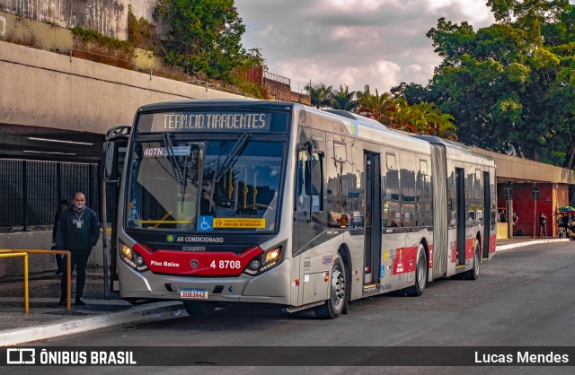 Express Transportes Urbanos Ltda 4 8708 na cidade de São Paulo, São Paulo, Brasil, por Lucas Mendes. Número da foto: #9088584.