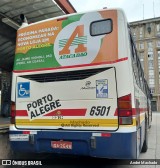 Nortran Transportes Coletivos 6501 na cidade de Porto Alegre, Rio Grande do Sul, Brasil, por André Machado. Número da foto: #:id.