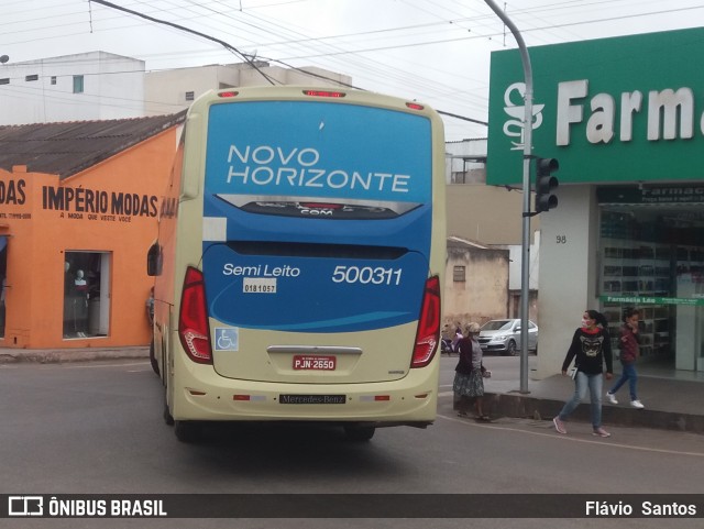 Viação Novo Horizonte 500311 na cidade de Barra da Estiva, Bahia, Brasil, por Flávio  Santos. ID da foto: 9092034.