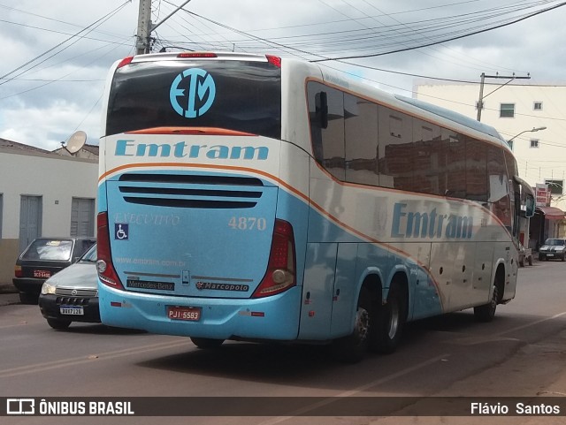 Emtram 4870 na cidade de Barra da Estiva, Bahia, Brasil, por Flávio  Santos. Número da foto: #9092078.