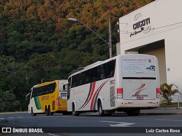 Paraibuna Transportes 20022 na cidade de Juiz de Fora, Minas Gerais, Brasil, por Luiz Carlos Rosa. ID da foto: 9091623.