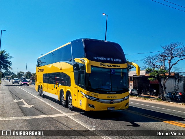 Viação Itapemirim 20043 na cidade de Campos dos Goytacazes, Rio de Janeiro, Brasil, por Breno Vieira. Número da foto: #9093517.