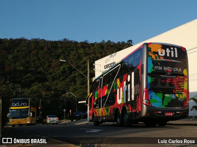 UTIL - União Transporte Interestadual de Luxo 11923 na cidade de Juiz de Fora, Minas Gerais, Brasil, por Luiz Carlos Rosa. Número da foto: #9091639.