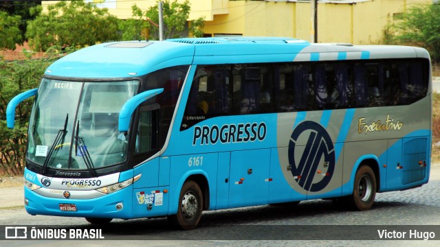 Auto Viação Progresso 6161 na cidade de Caruaru, Pernambuco, Brasil, por Victor Hugo. ID da foto: 9094006.