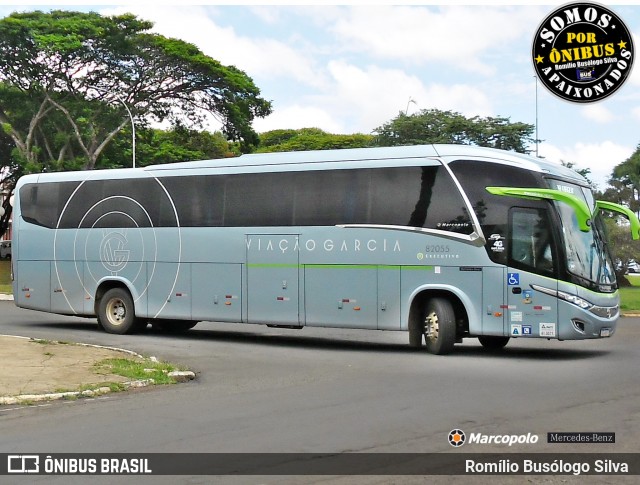 Viação Garcia 82055 na cidade de Rolândia, Paraná, Brasil, por Romílio Busólogo Silva . ID da foto: 9094758.