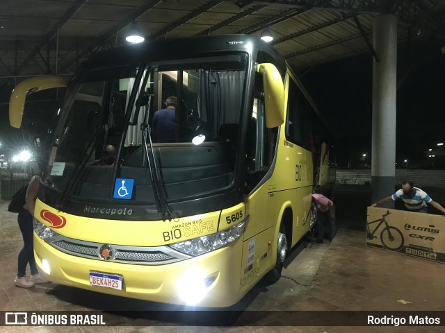 Eucatur - Empresa União Cascavel de Transportes e Turismo 5605 na cidade de Porto Velho, Rondônia, Brasil, por Rodrigo Matos. Número da foto: #9093561.