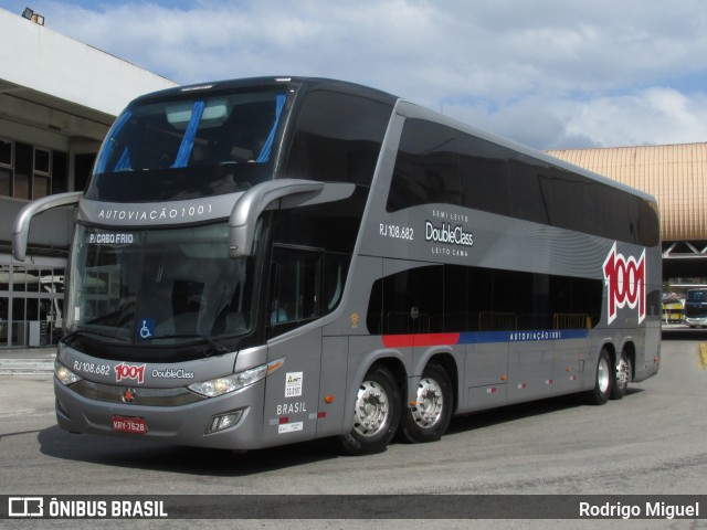 Auto Viação 1001 RJ 108.682 na cidade de Rio de Janeiro, Rio de Janeiro, Brasil, por Rodrigo Miguel. Número da foto: #9094182.