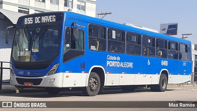 Nortran Transportes Coletivos 6468 na cidade de Porto Alegre, Rio Grande do Sul, Brasil, por Max Ramos. Número da foto: #9092007.