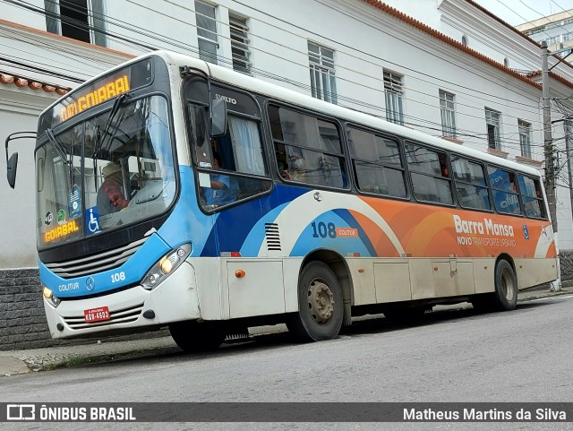 Colitur Transportes Rodoviários 108 na cidade de Barra Mansa, Rio de Janeiro, Brasil, por Matheus Martins da Silva. ID da foto: 9091553.