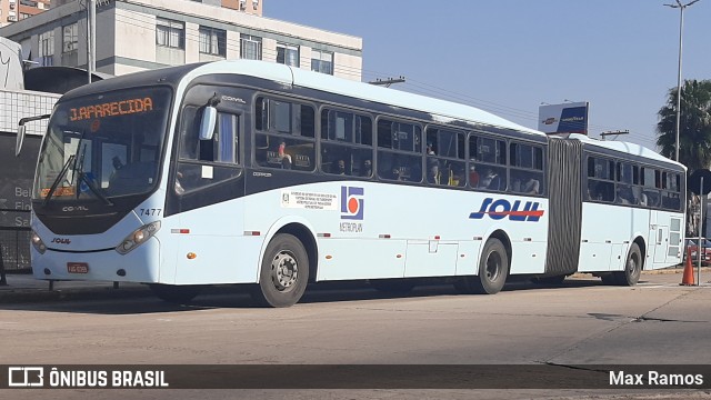 SOUL - Sociedade de Ônibus União Ltda. 7477 na cidade de Porto Alegre, Rio Grande do Sul, Brasil, por Max Ramos. Número da foto: #9092497.
