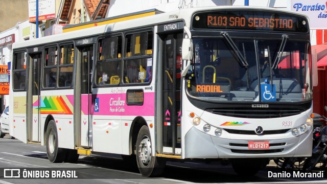 Auto Omnibus Circullare 9531 na cidade de Poços de Caldas, Minas Gerais, Brasil, por Danilo Morandi. Número da foto: #9091569.