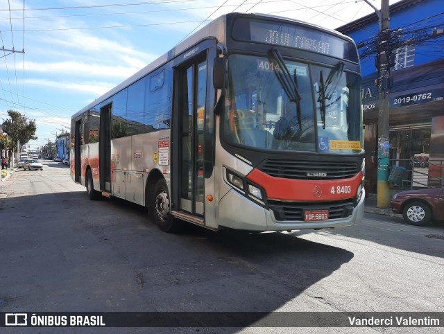 Express Transportes Urbanos Ltda 4 8403 na cidade de São Paulo, São Paulo, Brasil, por Vanderci Valentim. Número da foto: #9042675.