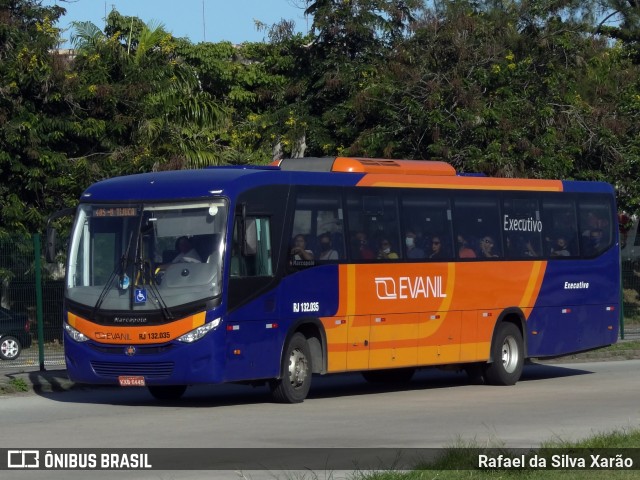 Evanil Transportes e Turismo RJ 132.035 na cidade de Rio de Janeiro, Rio de Janeiro, Brasil, por Rafael da Silva Xarão. Número da foto: #9043128.