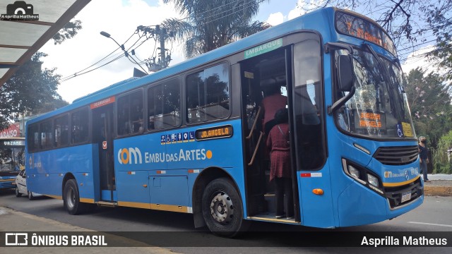 JTP Transportes - COM Embu das Artes 01.103 na cidade de Embu das Artes, São Paulo, Brasil, por Asprilla Matheus. ID da foto: 9043998.