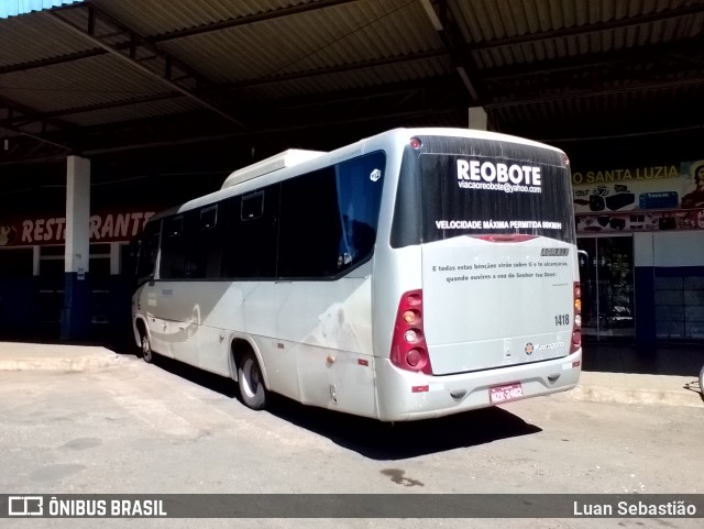 Viação Reobote Ltda 1418 na cidade de Formosa, Goiás, Brasil, por Luan Sebastião. Número da foto: #9043153.
