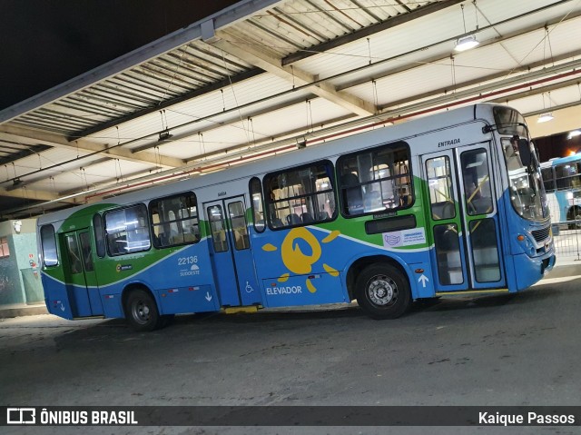 Nova Transporte 22136 na cidade de Vila Velha, Espírito Santo, Brasil, por Kaique Passos. Número da foto: #9042351.