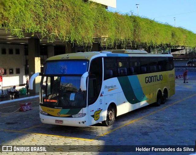 Empresa Gontijo de Transportes 17170 na cidade de Belo Horizonte, Minas Gerais, Brasil, por Helder Fernandes da Silva. ID da foto: 9042110.