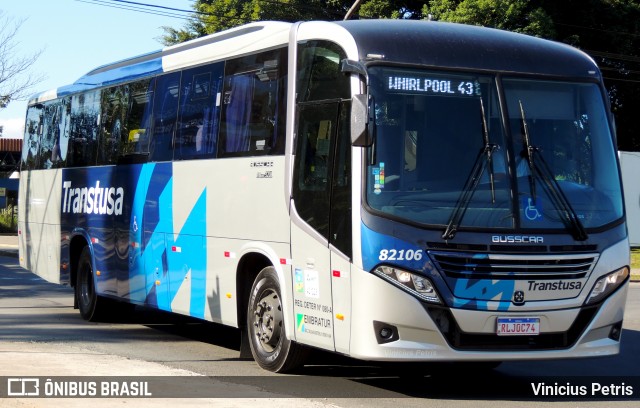 Transtusa - Transporte e Turismo Santo Antônio 82106 na cidade de Joinville, Santa Catarina, Brasil, por Vinicius Petris. Número da foto: #9043696.