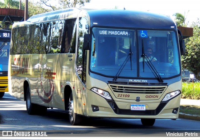 Gidion Transporte e Turismo 22109 na cidade de Joinville, Santa Catarina, Brasil, por Vinicius Petris. Número da foto: #9043687.